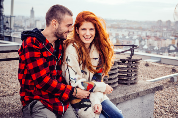 Singles flirten auf Dachterrasse in Stuttgart